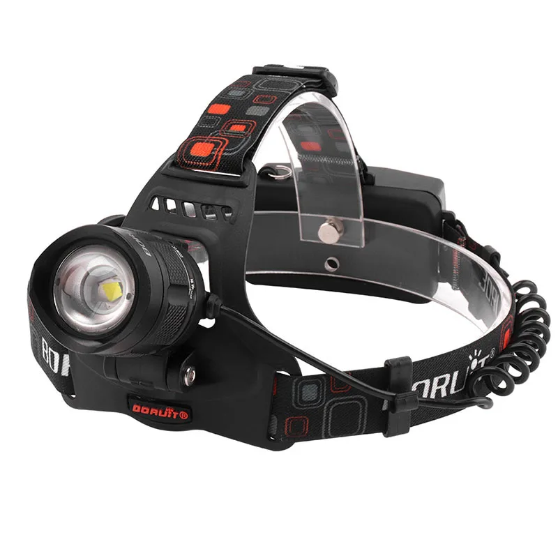 

BORUIT RJ-2157 1xCREE XM-L2 1200 Lumens 5-Mode USB Rechargeable Zooming LED Headlamp (2x18650)