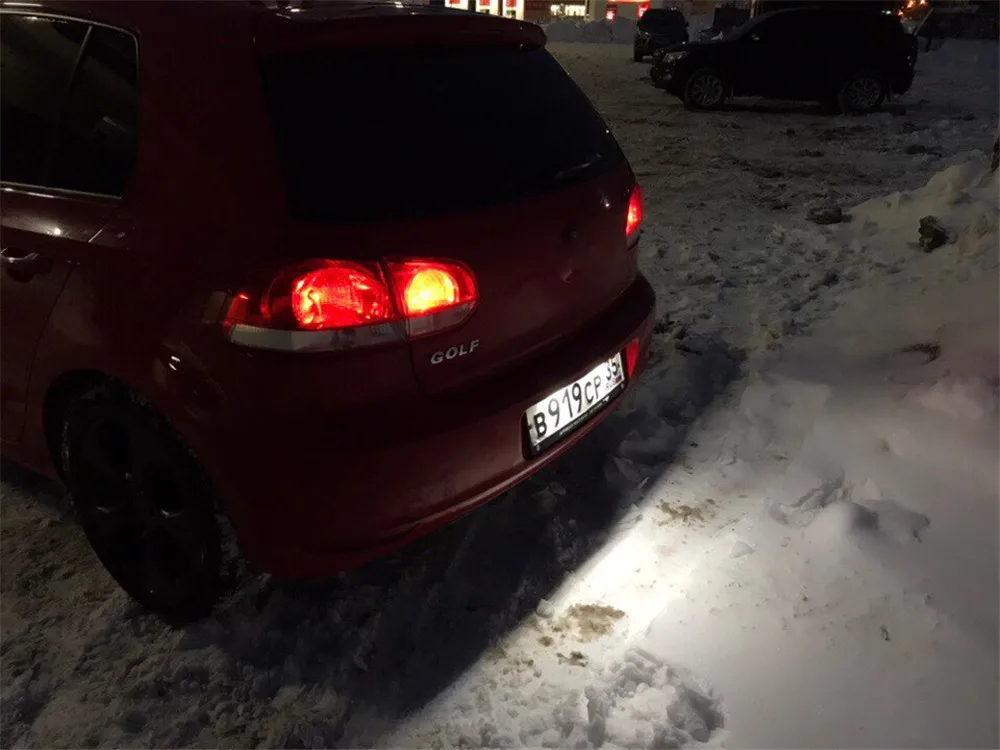Светодиодный светильник для номерного знака VW Volkswagen EOS 06 ~ GOLF 4/5/6/7 LUPO 99 Passat CC 09 Beetle