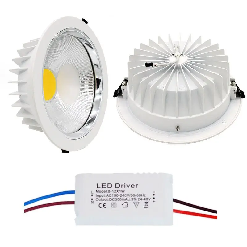 

2019 Ultra gorgeous Dimmable LED COB Downlight AC110V 220V 5W/10W/15W/30w/60w Recessed LED Spot Light Decoration Ceiling Lamp