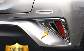 

Lapetus Car Styling Behind Rear Fog Lights Lamp Decor Frame Cover Trim 2 Piece / 2 Color For Toyota C-HR CHR 2016 2017 2018 2019