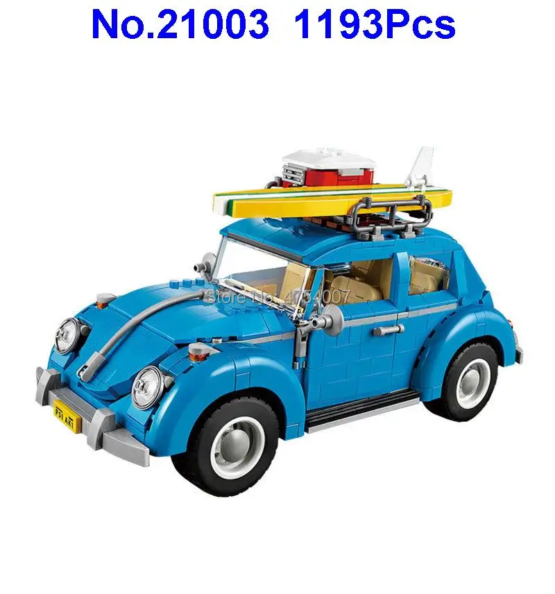 

1193pcs technic blue car building blocks 10252 Toy