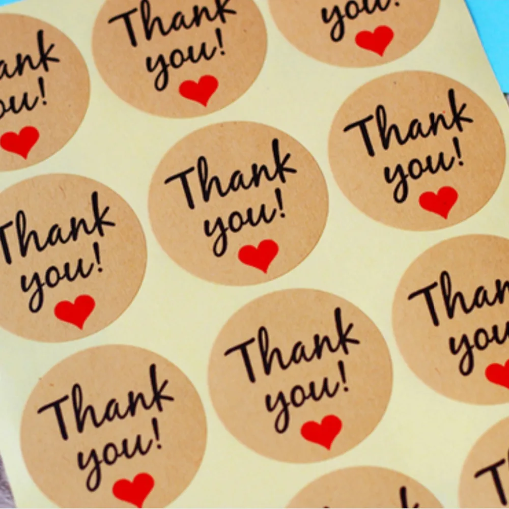 

60Pcs Kraft Paper "Thank You" Gift Tags Wedding Favors Party Accessories Christmas DIY Burlap Wedding Vintage Wedding Decoration