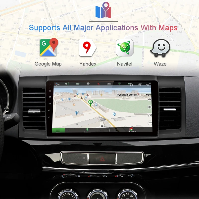 Clearance Junsun 2G+32G Android 8.1 4G Car Radio Multimedia Player For Mitsubishi Lancer 2007-2012 Navigation GPS 10.1