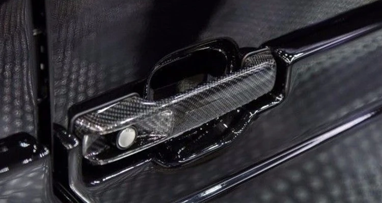 W463 door handle cover carbon fiber material 5pcs 5