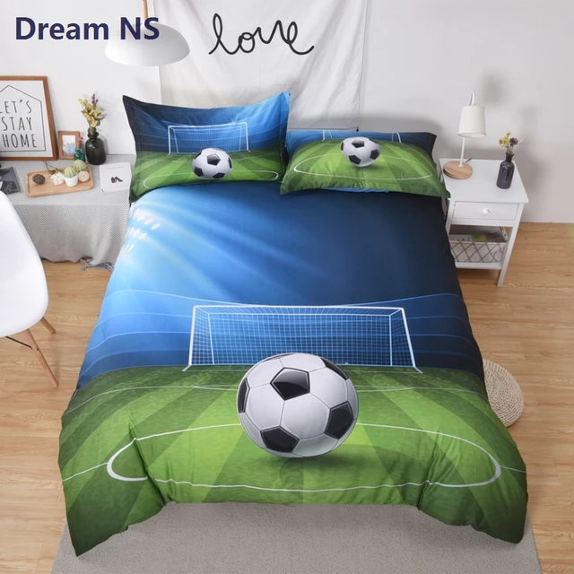 Dream Ns Football Duvet Cover Sets Soccer Bedding Set 3pcs Dream Ns Football Duvet Cover Sets Soccer Bedding Set 3pcs United States Size King