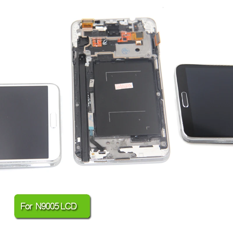 Для Samsung Galaxy Note 3 N9005 ЖК-дисплей с сенсорным экраном дигитайзер рамкой в сборе для