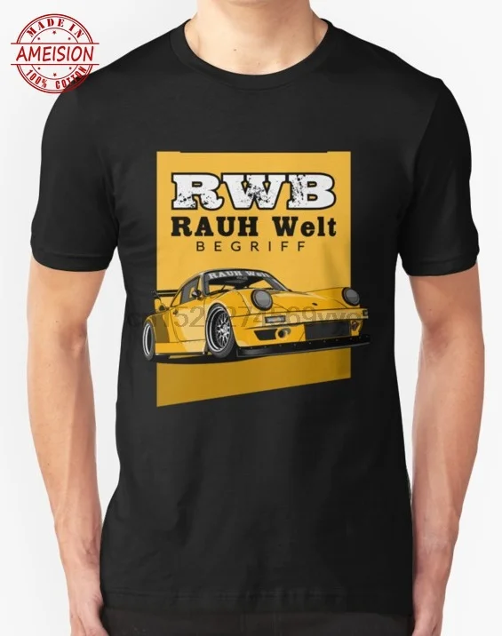 Plain Men Funny T Shirt Cotton Short Sleeve Tshirts T Shirt RWB Casual