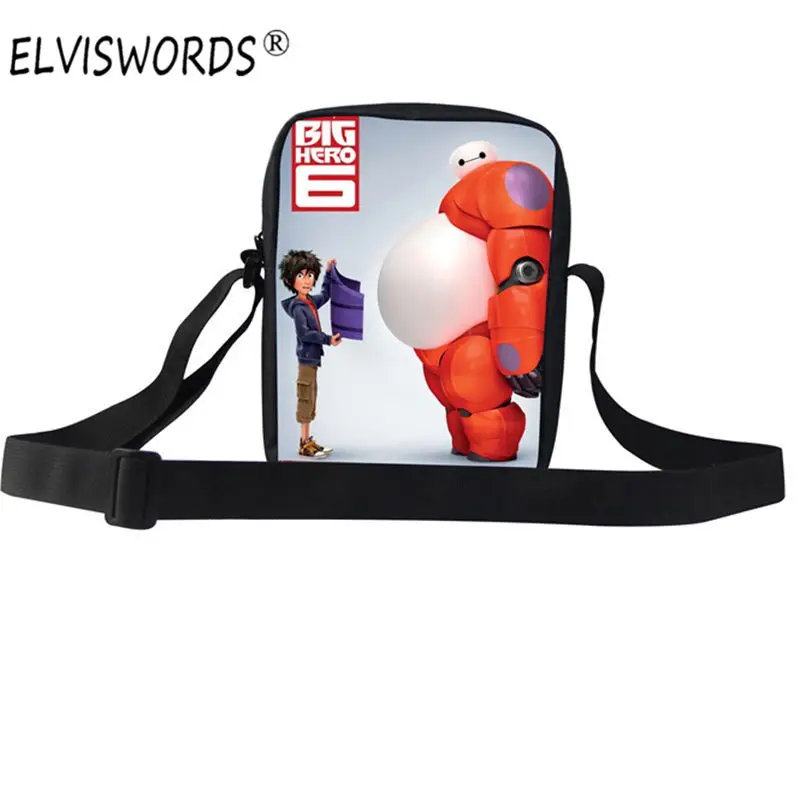 ELVISWORDS Mini Cartoon Characters Shoulder Cross Bags Small Girls Messenger Bag Designer Woman Casual 3d Satchel School Set | Багаж и