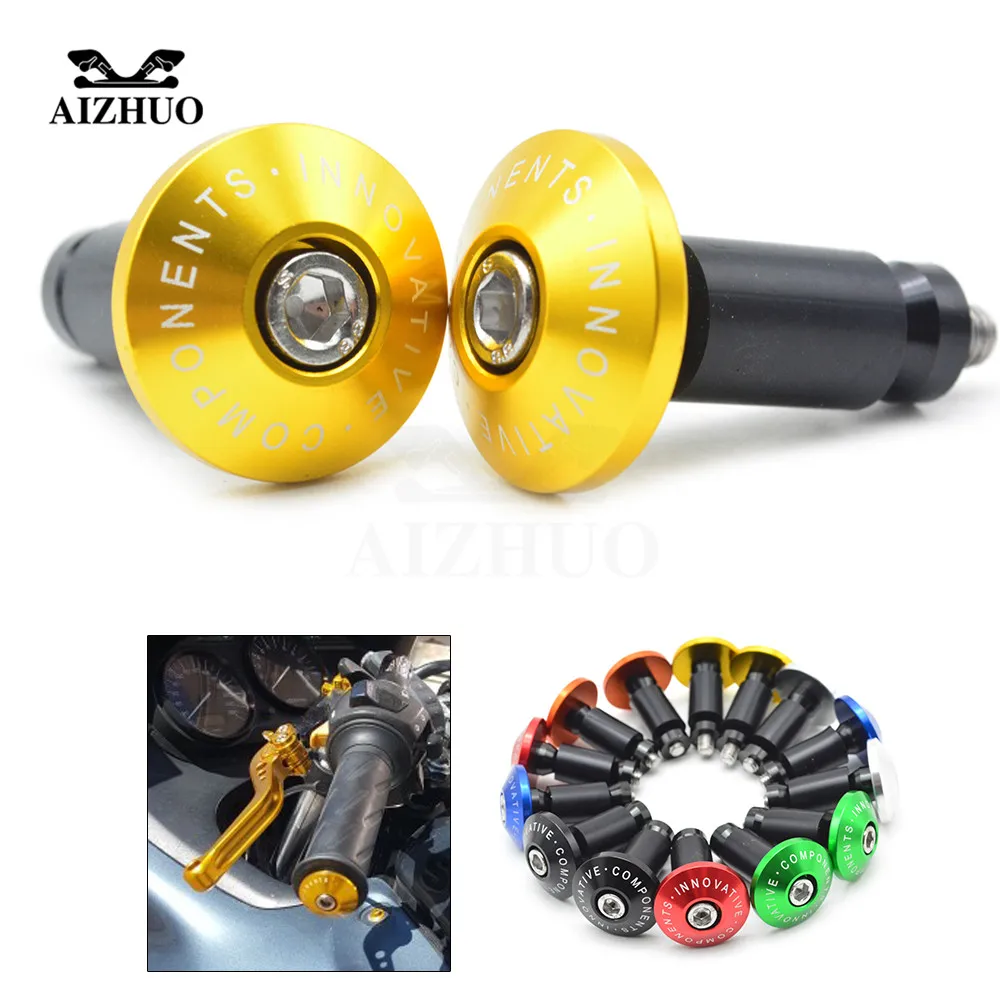 22mm Motocross Hand Bar Ends Handlebar Grips Cap Anti Vibration Silder Plug for yamaha YZ80 85 YZ85 YZ125 YZ250 YZ125 YZ250F
