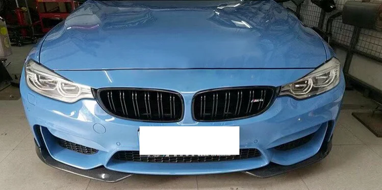Углеродное волокно передние Canards губы сплиттеры закрылки Cupwing для BMW 3 4 Серии F80 F82 F83 M3 M4- 2 шт. автомобиль-Стайлинг