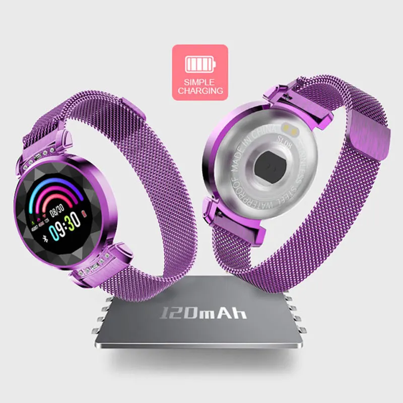 

FUYIJIA 2019 New Luxury Female Watch Heart Rate Smart Watch Woman Ladies Watches Waterproof Sports Clock Android Ios Bluetooth