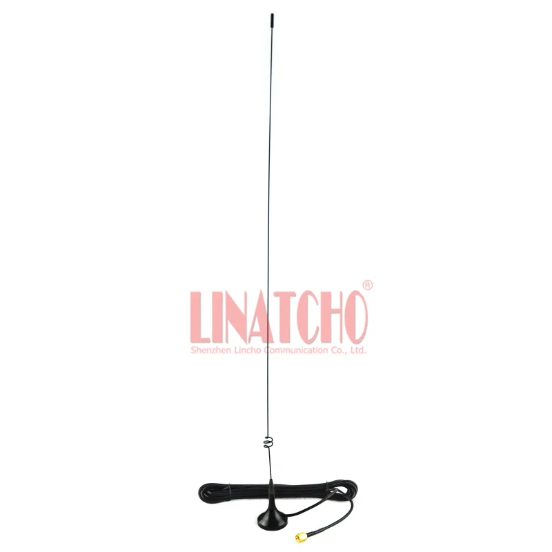 

UT-108 antenna 144 430MHz sma male ham two way amateur radio uhf vhf magnetic base antenna