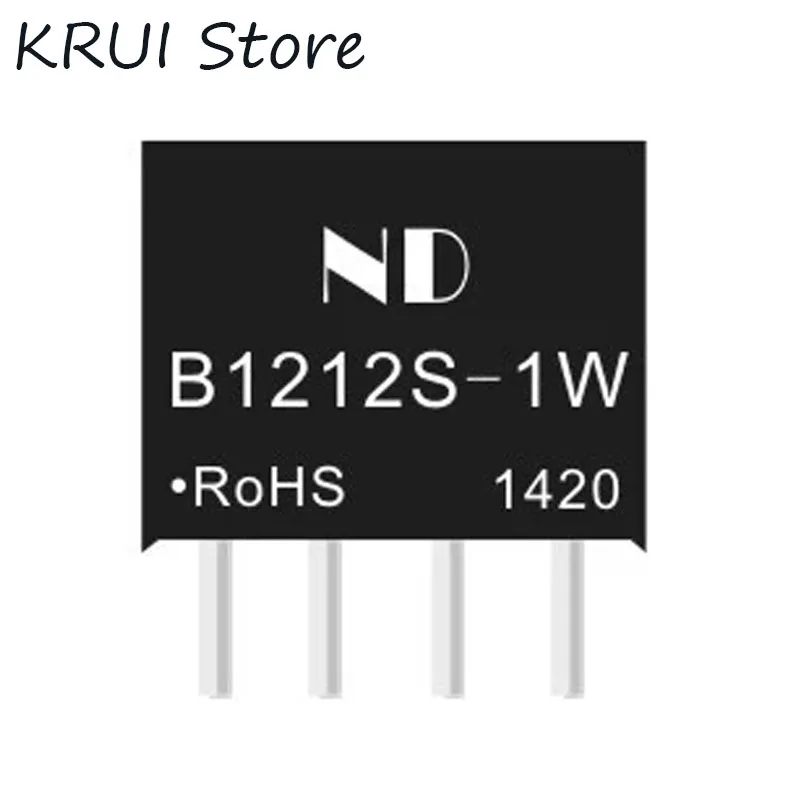 

B1212S-1W 2pcs 2015 new isolated power module 12v to 12v 83ma best quality dc dc converter