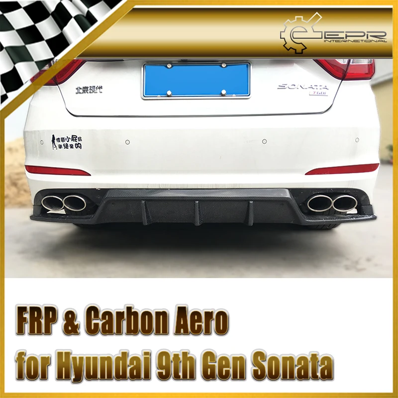 Автомобильный Стайлинг для Hyundai 9th Gen Sonata LF углеродное волокно ZT стильный задний