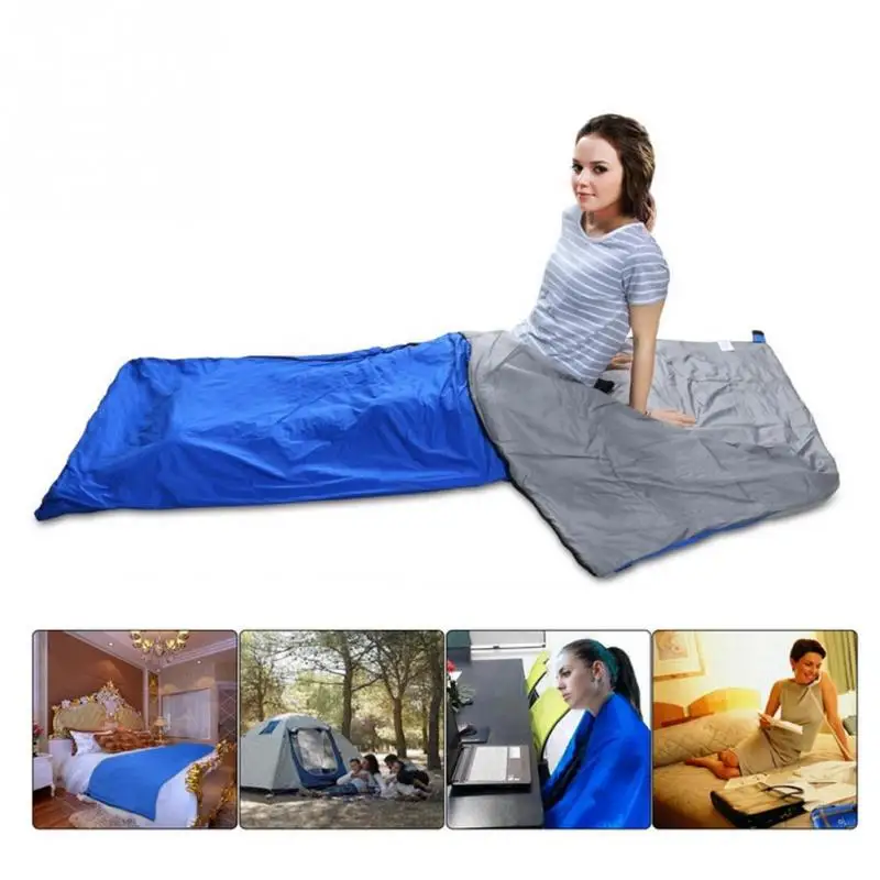 Portable Emergency Nylon Outdoor Sleeping Bag Easy Splices Liner TC