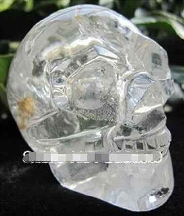 

A 402 Clear Quartz Rock Crystal Skull Carving, Realist (0601)