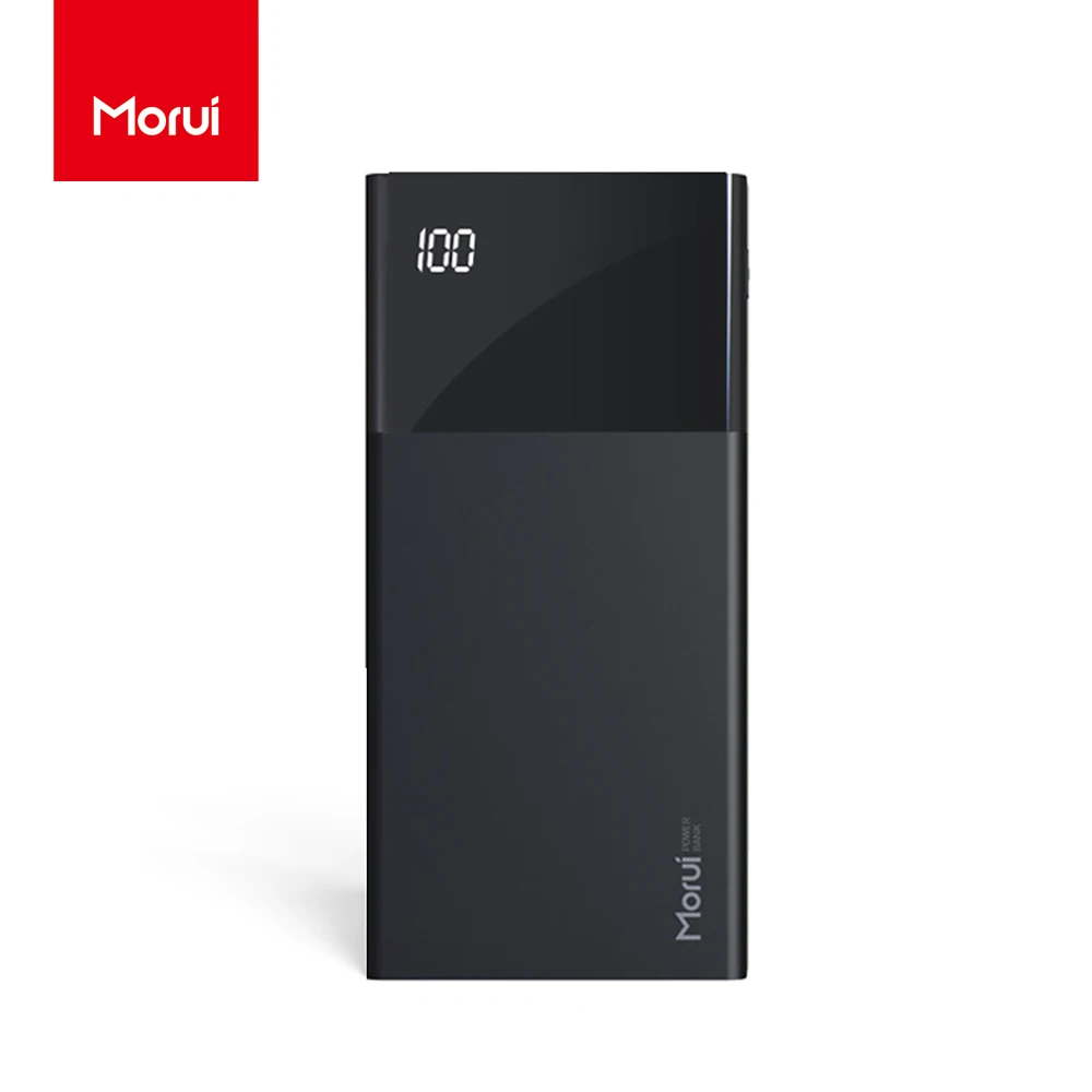 MORUI ML20 Power Bank 20000mAh Portable Charger Large Capacity Mobile Power with LED Smart Digital Display for Phones Tablet MORUI ML20 Power Bank 20000mAh Portable Charger Large Capacity Mobile Power with LED Smart Digital Display for Phones Tablet