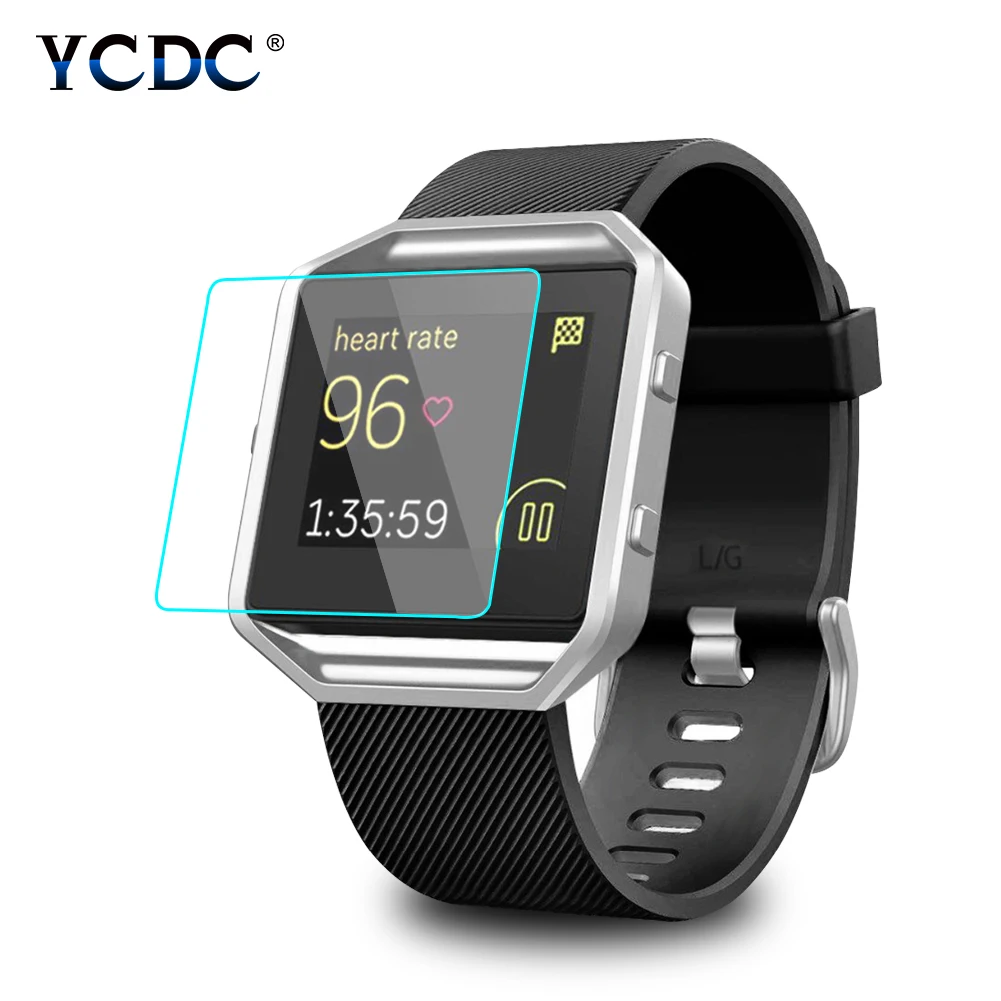 Закаленное стекло 9H 2.5D Защитная пленка для смарт-часов Fitbit Blaze защита экрана с