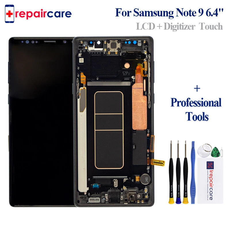 For Samsung Galaxy Note 9 N960 LCD Display Touch Screen Digitizer Assembly 6.4&quot N960F N960D N960DS lcd 100% Tested | Мобильные