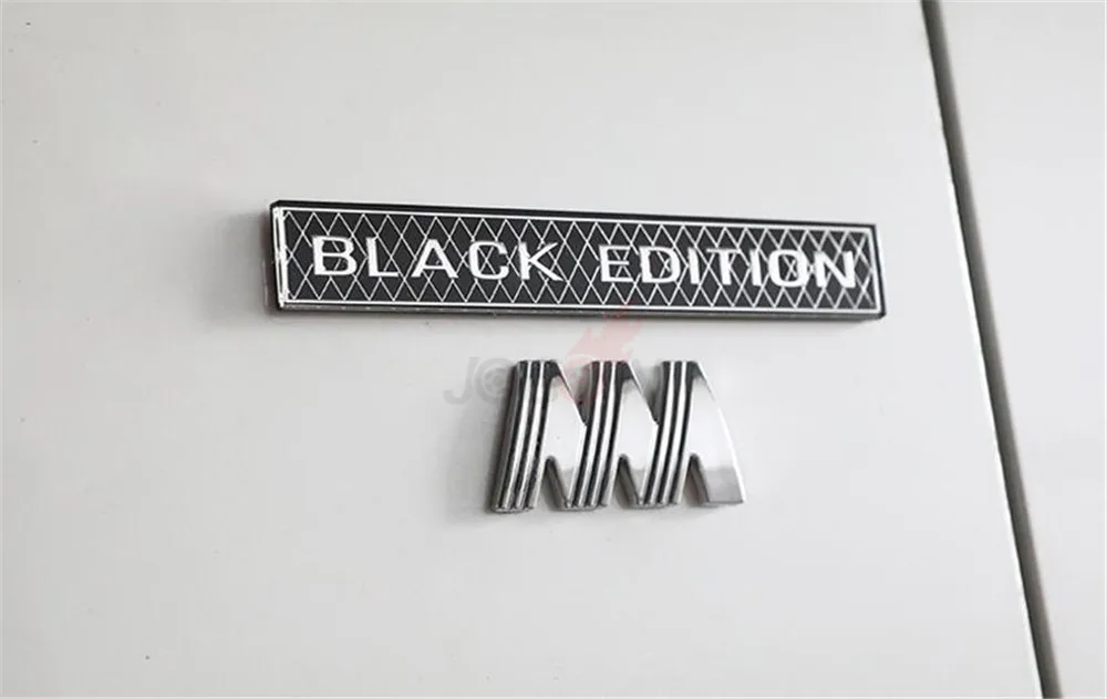 Хромированная накладка на задний багажник "BLACK EDITION WHITE EDITION M VXS VXR V8 5,7" для Toyota Land Cruiser LC200 FJ200 2008-19