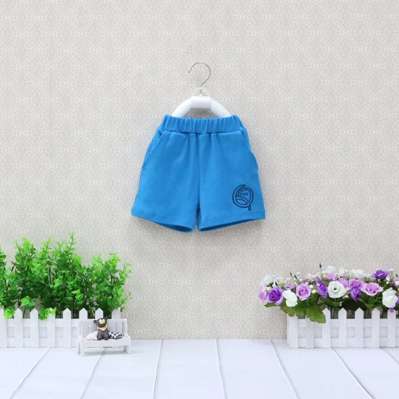 Cotton Summer Shorts with pocket for 1 to 5 years old Baby boys breeches kids short clothes several colors available