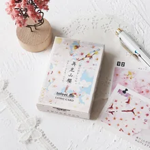 28 листов/Набор Красивые вишни серии Lomo карты мини открытка поздравительная открытка рождественские подарки