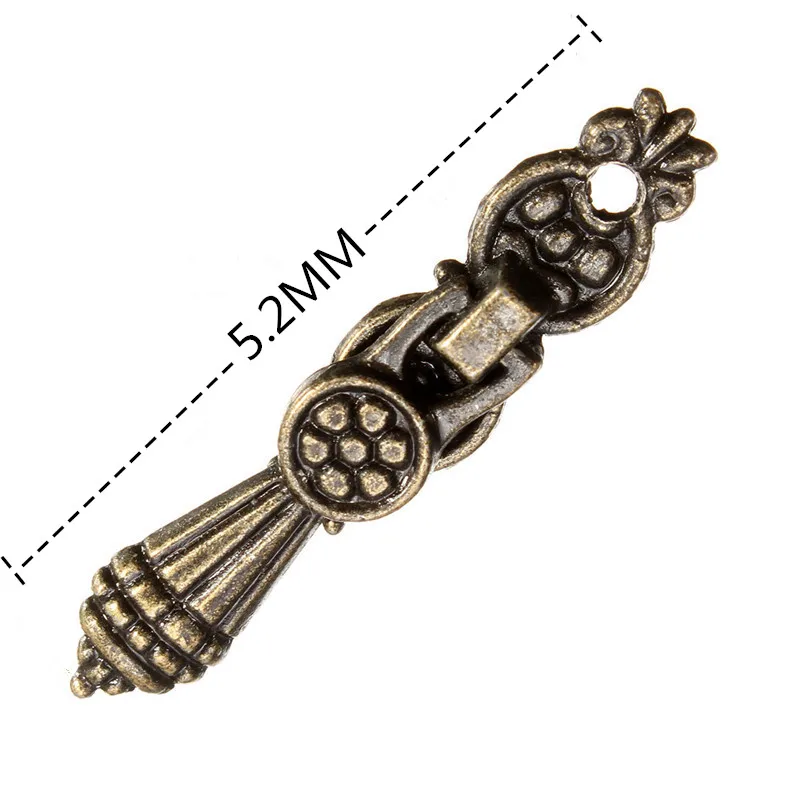 10pcs Jewelry Wooden Box Pull Handle Drawer Knobs Antique Bronze Flower 5.2cm x1.1cm 10pcs Jewelry Wooden Box Pull Handle Drawer Knobs Antique Bronze Flower 5.2cm x1.1cm