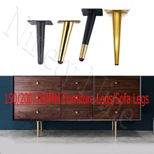 4Pcs Furniture legs Sofa leg Load 900KG Coffee Table TV Stand Stool Chair Leg Hardware Cabinet feet 15/20/25/30CM Tapered Leg