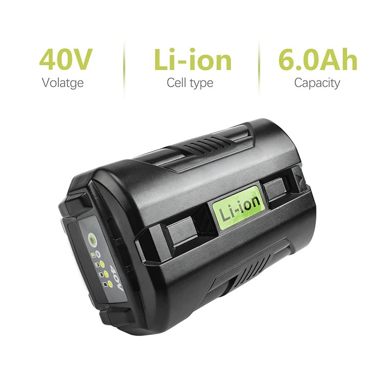 Сменная литиевая батарея bonacell для Ryobi OP4050 6000 мАч 40 в RY40200 RY40403 RY4050 аккумуляторная