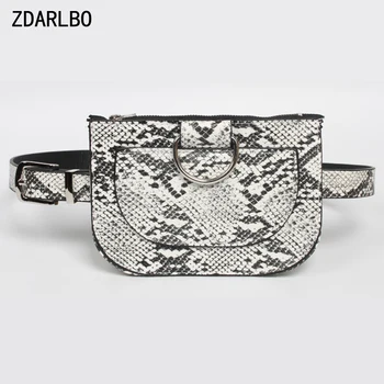 

Serpentine Women Waist Bag high quality Fanny Pack Female Shoulder Crossbody Belt Bag Banana Chest Bag Designer Luxury Bum Purse