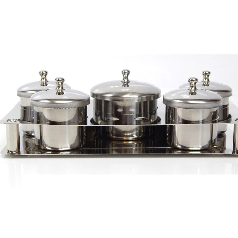 5Pcs/set Manicure Liquid Acrylic Powder Organizer Tray Container Dappen Dish with Nail Brush Holder 5Pcs/set Manicure Liquid Acrylic Powder Organizer Tray Container Dappen Dish with Nail Brush Holder