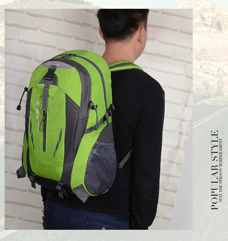 40L Waterproof Durable Outdoor Climbing Backpack Women&Men Hiking Athletic Sport Travel Backpack High Quality Rucksack (35)