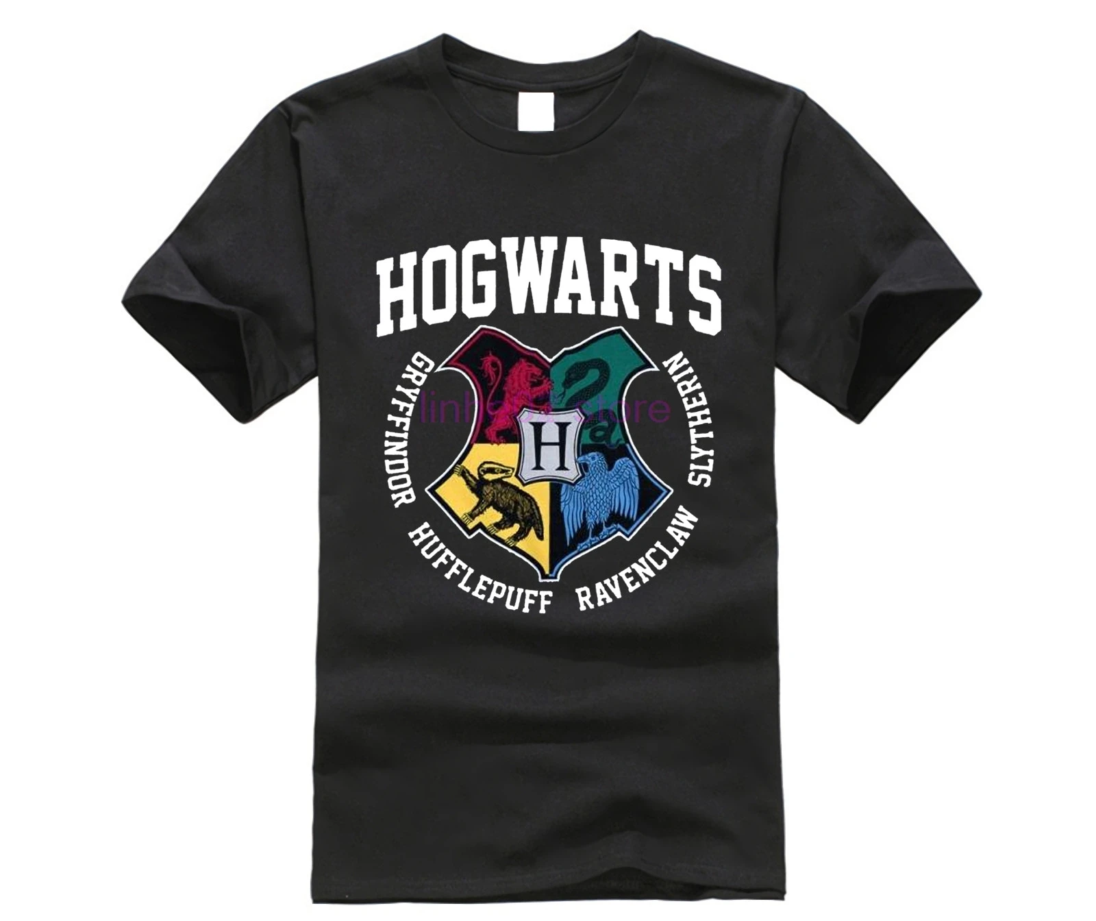 

HARRY BLUE HOGWARTS T-SHIRT YOUTH men shirt potter tee top