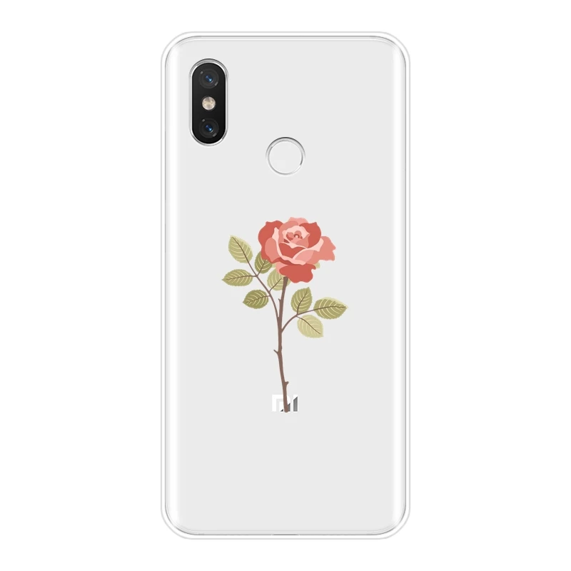 Мягкий силиконовый чехол для телефона Xiaomi Mi 5 5C 5S 5X 6 6X Plus модная задняя крышка с