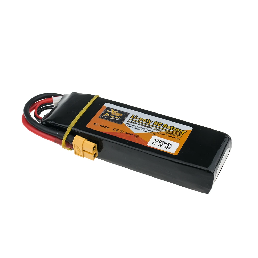 RC Aeromodelismo ZOP Drone Battery 11.1V 4200mAh 3S XT60 T 35C Lipo
