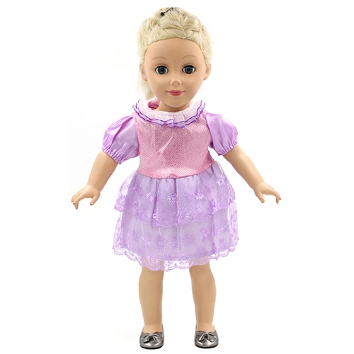18 дюймов Кукла Одежда и аксессуары 15 видов стилей принцесса юбка платье Купальник костюм для 18 дюймов девушка кукла лучший подарок D3 - Цвет: 9