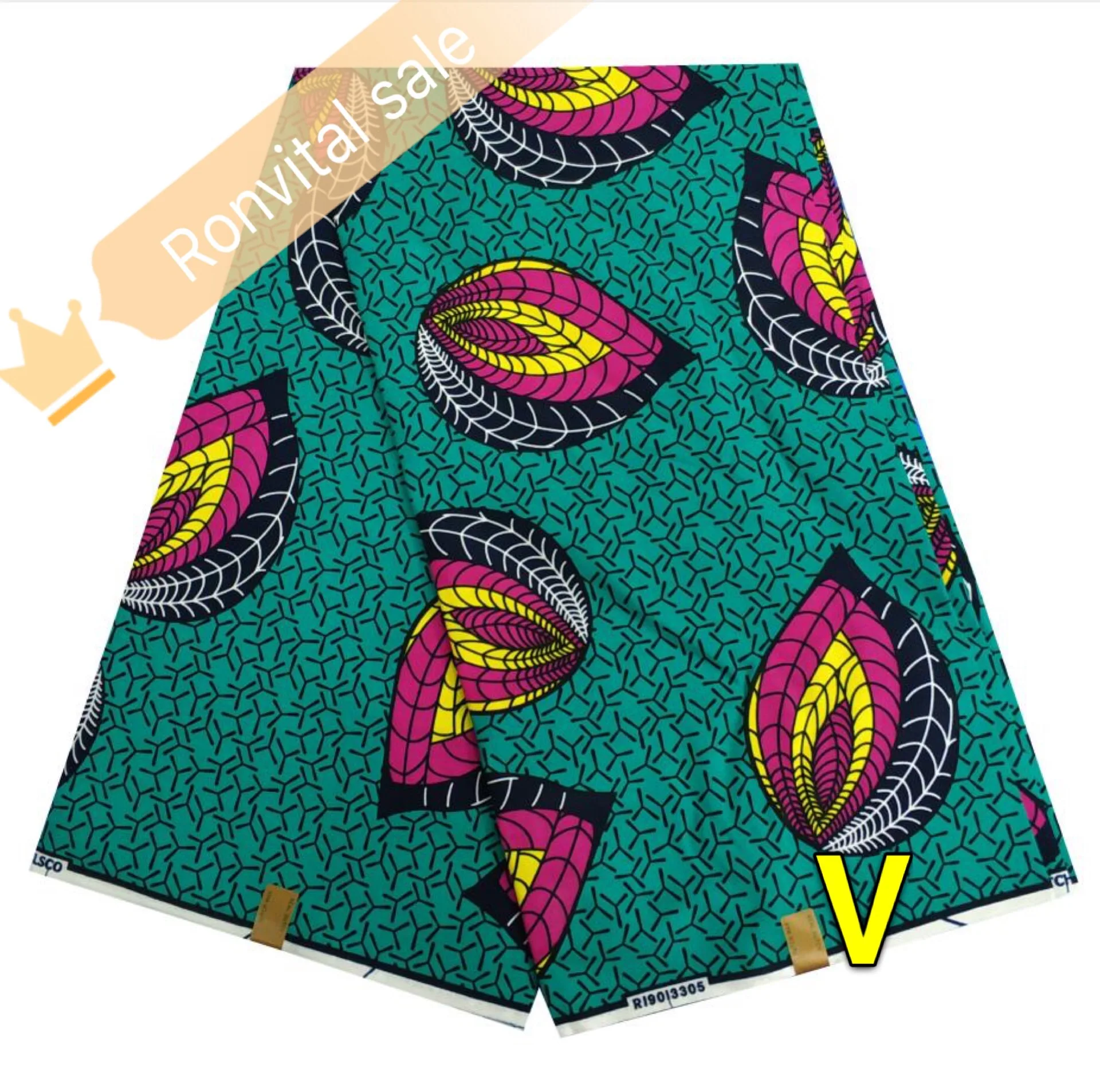 

RONVITAL HOLLAN DESIGNS WAX HIGH QUALITY NIGERIAN STYLE 100% COTTON PRINT MATERIAL DIY FABRICS 6YARDS/LOT FREE SHIPPING