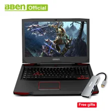 Игровые ноутбуки Bben 17," RGB механическая клавиатура с подсветкой Pro Win10 NVIDIA GTX1060 Intel i7 7700HQ 32 ГБ+ 512 ГБ SSD+ 2 ТБ HDD диск