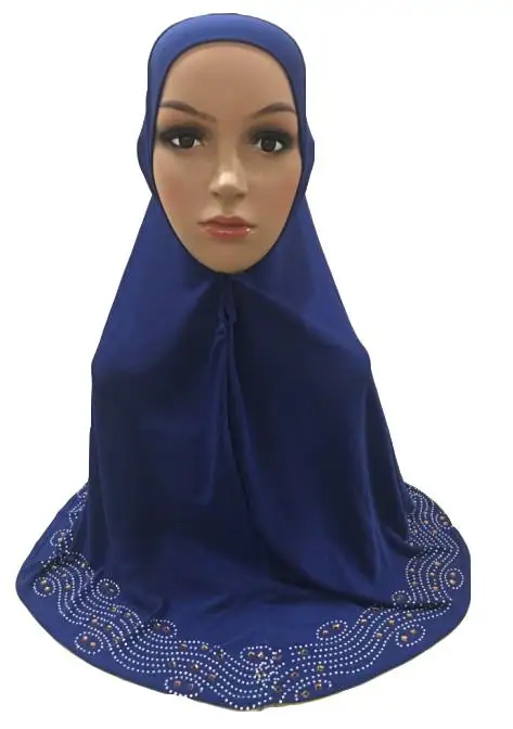 Одна штука Amira хиджаб ниндзя мусульманский женский платок на голову исламский шейный платок на грудь накидка полное покрытие шапочка для молитвы Стразы тюрбан