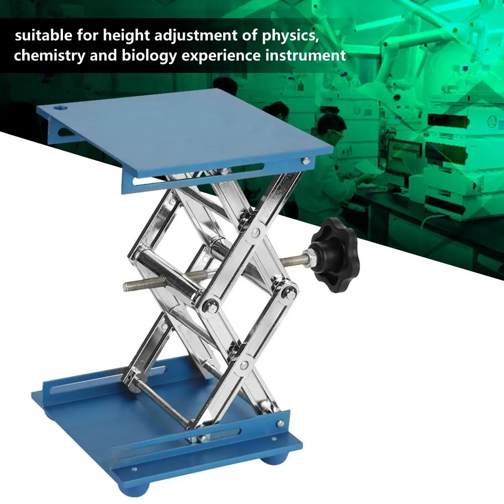 Aluminum Oxide Laboratory Lifting Platform Lab Jack Scissor Stand Rack