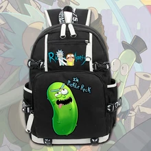 Аниме Рик и Морти рюкзак для ноутбука косплей мультфильм школьные сумки 1" Студенческая сумка рюкзак дорожная сумка