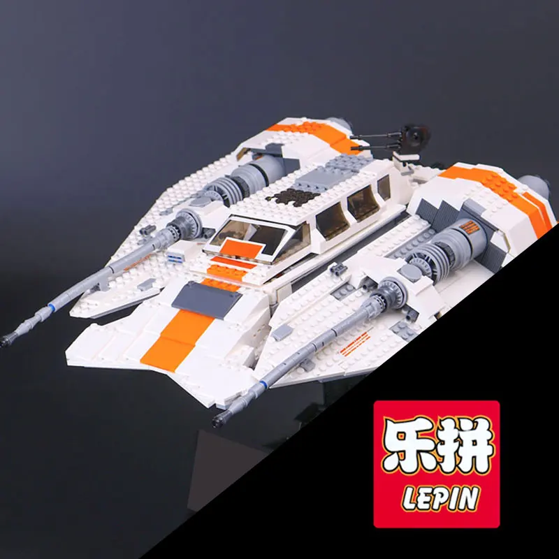 

New Lepin 05084 Star Plan Wars UCS Rebel Snowspeeder Model Building Blocks Bricks Star Destroy Compatible 10129 Children Toys