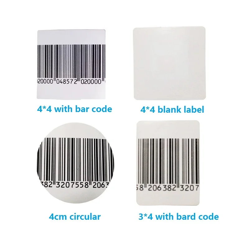 Eas rf 8,2 мГц Мягкая Этикетка 4*4 см rf штрих-код этикетка для противоугонного супермаркета