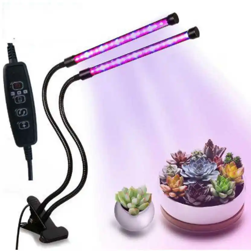 

Full Spectrum LED Grow Light 20W 9 Modes Dimming Phyto Clip Light 220V 110V for Indoor Vegs Hydroponic System Plant Lamp