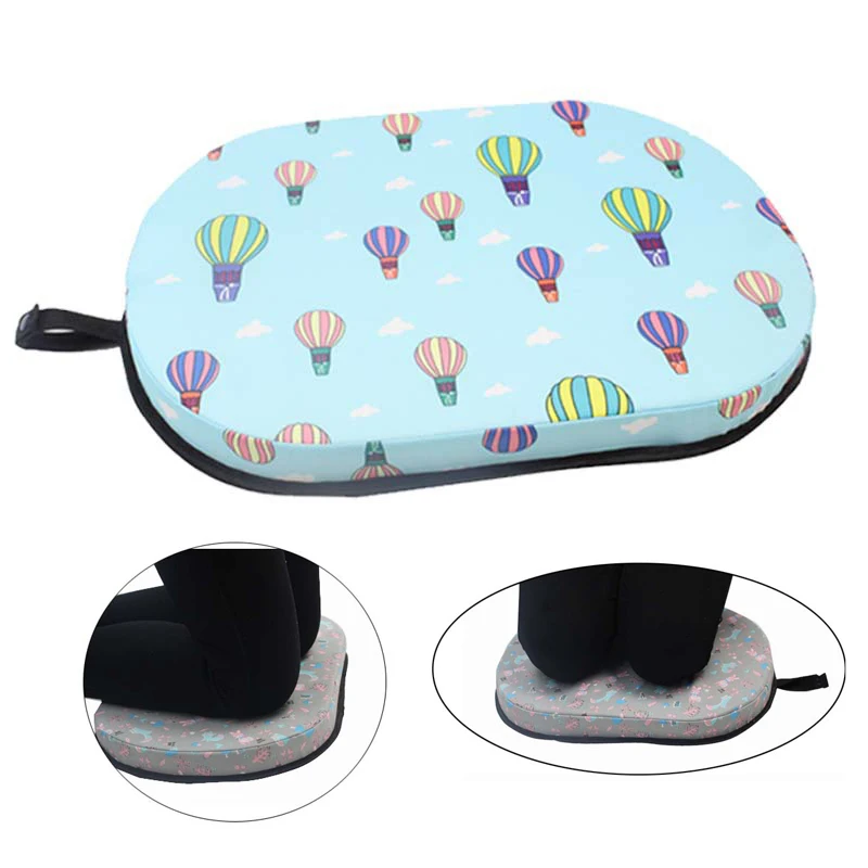 

Baby Bath Tub Kneeler Pad Non-slip Baby Bathtub Mat Waterproof Cloth Print Cushioned Kneeler Comfortable Thick Kneeling Cushion