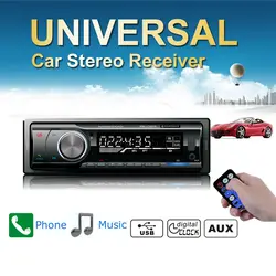 Автомобиль Радио стерео плеер Bluetooth телефон аудио Авто AUX-IN MP3 FM/AM/USB/1Din/Дистанционное Управление 12 V 4x45 Вт Универсальный 2017, распродажа