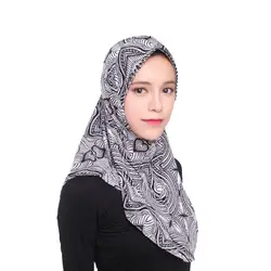 Для женщин мусульманские модальные мягкие Внутренняя Хиджаб Популярные Mix Дизайн горячее Саке Underscarf шапки платок ислам одежда