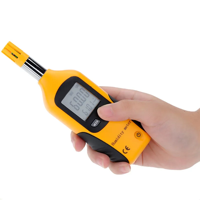 

Newest Hand-hold Digital Thermometer Hygrometer LCD Display Temperature Meter Humidity Tester Dew PointDetector for Industrial