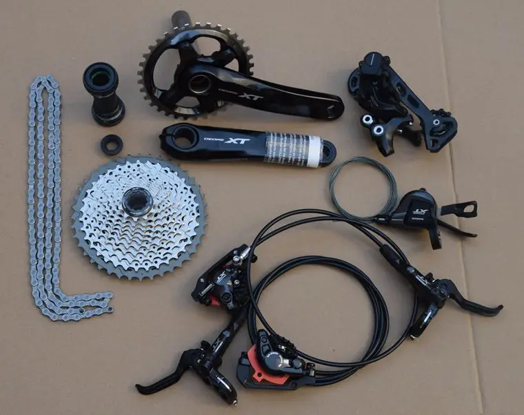 

shimano Deore XT M8000 Drivetrain bike bicycle mtb Group set Groupset 1x11s 11speed vs sram x0 x1 xx1