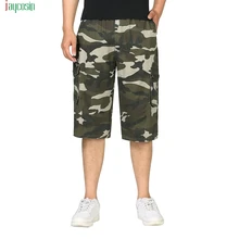 Jaycosin мужские летние камуфляжные брюки карго спортивного размера плюс легкие брюки до колена Pantalones Cargo De Camuflaje